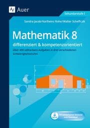 Cover von Mathematik 8 differenziert & kompetenzorientiert