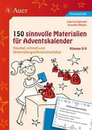 Cover von 150 sinnvolle Materialien für Adventskalender, Klasse 3/4