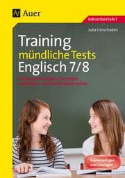 Cover von Training mündliche Tests Englisch 7-8