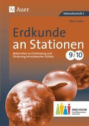Cover von Erdkunde an Stationen, Inklusion Klasse 9/10