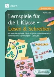 Cover von Lernspiele für die 1. Klasse - Lesen & Schreiben