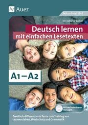 Cover von Deutsch lernen mit einfachen Lesetexten A1-A2
