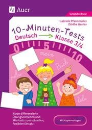 Cover von 10-Minuten-Tests Deutsch - Klasse 3/4
