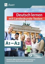 Cover von Deutsch lernen mit Landeskunde-Texten A1-A2