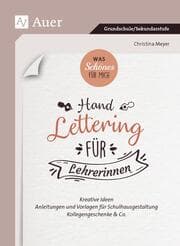 Cover von Was Schönes für mich_Handlettering für Lehrerinnen