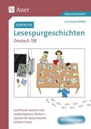 Cover von Einfache Lesespurgeschichten Deutsch 7/8