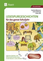 Cover von Lesespurgeschichten für das ganze Schuljahr 1/2