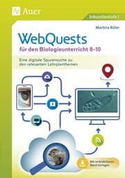 Cover von Webquests für den Biologieunterricht 8-10