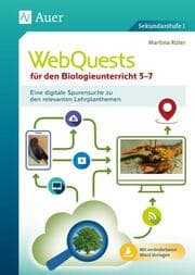 Cover von WebQuests für den Biologieunterricht 5-7
