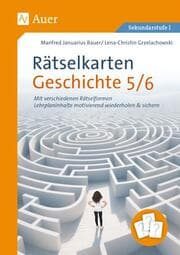 Cover von Rätselkarten Geschichte Klassen 5-6