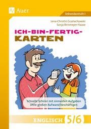 Cover von Ich-bin-fertig-Karten Englisch Klassen 5-6