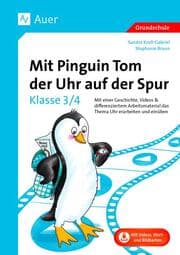 Cover von Mit Pinguin Tom der Uhr auf der Spur - Klasse 3/4