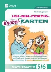 Cover von Ich-bin-fertig-Knobelkarten Mathematik Klassen 5-6