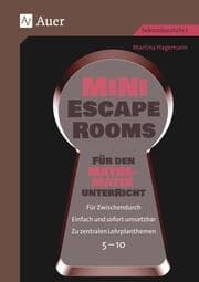 Cover von Mini-Escape Rooms für den Mathematikunterricht