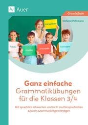 Cover von Ganz einfache Grammatikübungen für die Klassen 3/4