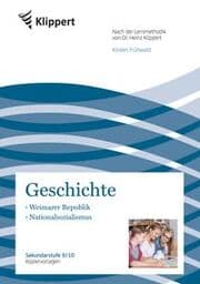 Cover von Geschichte: Weimarer Republik, Nationalsozialismus