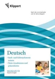 Cover von Deutsch Sach- und Gebrauchstexte/Texte visualisieren