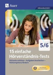 Cover von 15 einfache Hörverständnis-Tests 5-6