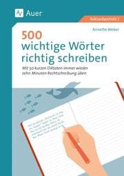 Cover von 500 wichtige Wörter richtig schreiben