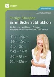 Cover von Fertige Stunden - Schriftliche Subtraktion