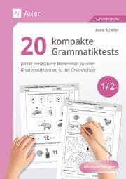 Cover von 20 kompakte Grammatiktests für Klasse 1 und 2