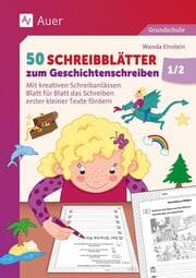 Cover von 50 Schreibblätter zum Geschichtenschreiben 1/2