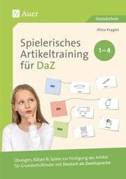 Cover von Spielerisches Artikeltraining für DaZ - Klasse 1-4