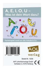Cover von A, E,I, O,U - Was ist dein Wort dazu?