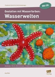 Cover von Gestalten mit Wasserfarben: Wasserwelten