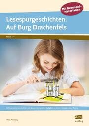 Cover von Lesespurgeschichten: Auf Burg Drachenfels