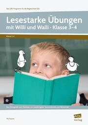 Cover von Lesestarke Übungen mit Willi und Walli - Kl. 3-4