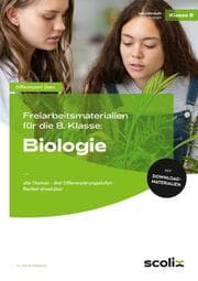 Cover von Freiarbeitsmaterialien für die 8. Klasse: Biologie