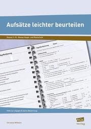 Cover von Aufsätze leichter beurteilen