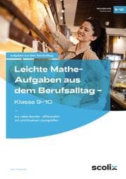 Cover von Leichte Mathe-Aufgaben aus dem Berufsalltag - Klasse 9-10