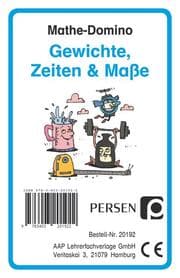 Cover von Mathe-Domino: Gewichte, Zeiten & Maße