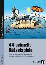 Cover von 44 schnelle Rätselspiele