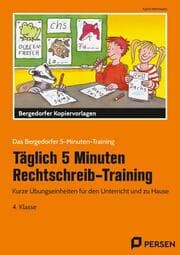 Cover von Täglich 5 Minuten Rechtschreib-Training 4. Klasse