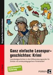 Cover von Ganz einfache Lesespurgeschichten: Krimi
