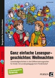 Cover von Ganz einfache Lesespurgeschichten: Weihnachten