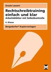 Cover von Rechtschreibtraining einfach und klar