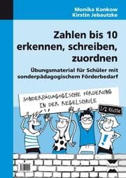 Cover von Zahlen bis 10 erkennen, schreiben, zuordnen