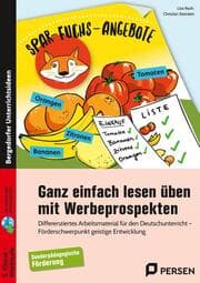Cover von Ganz einfach lesen üben mit Werbeprospekten