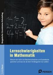 Cover von Lernschwierigkeiten in Mathematik
