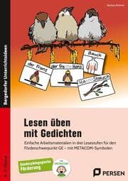 Cover von Lesen üben mit Gedichten