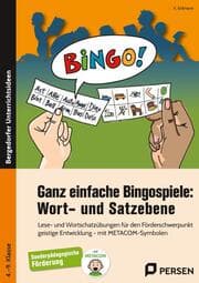 Cover von Ganz einfache Bingospiele: Wort- und Satzebene