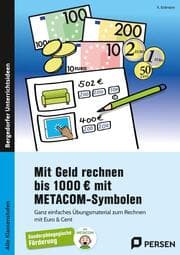 Cover von Mit Geld rechnen bis 1000 Euro mit METACOM-Symbolen