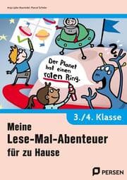 Cover von Meine Lese-Mal-Abenteuer für zu Hause - 3./4. Klasse