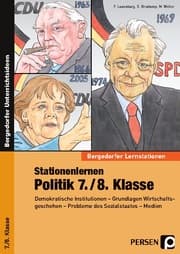 Cover von Stationenlernen Politik 7./8. Klasse