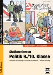 Cover von Stationenlernen Politik 9./10. Klasse