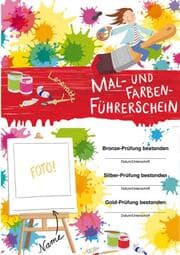 Cover von Mal-Farb-Führerschein - Klassensatz Führerscheine